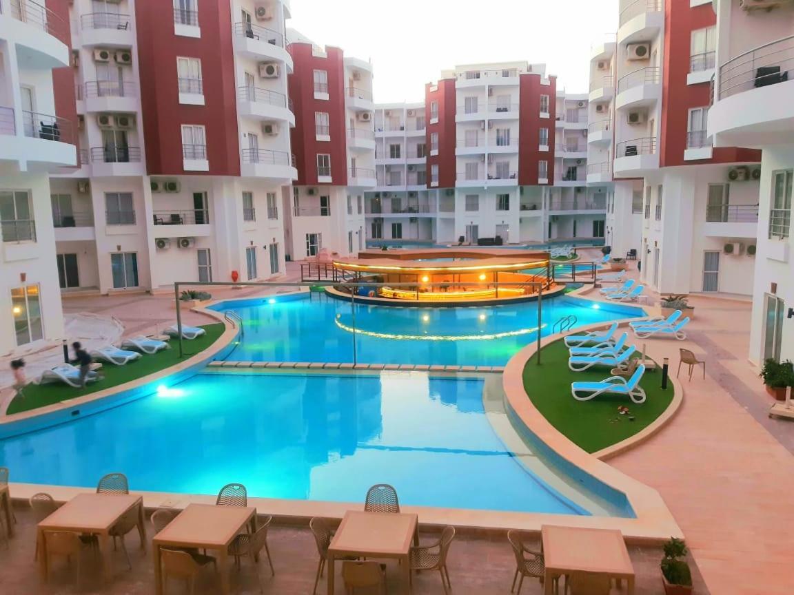 شقه بغرفه نوم واحده في الغردقه منتجع أكوا بالمز قبل الجونه Hurghada Eksteriør billede